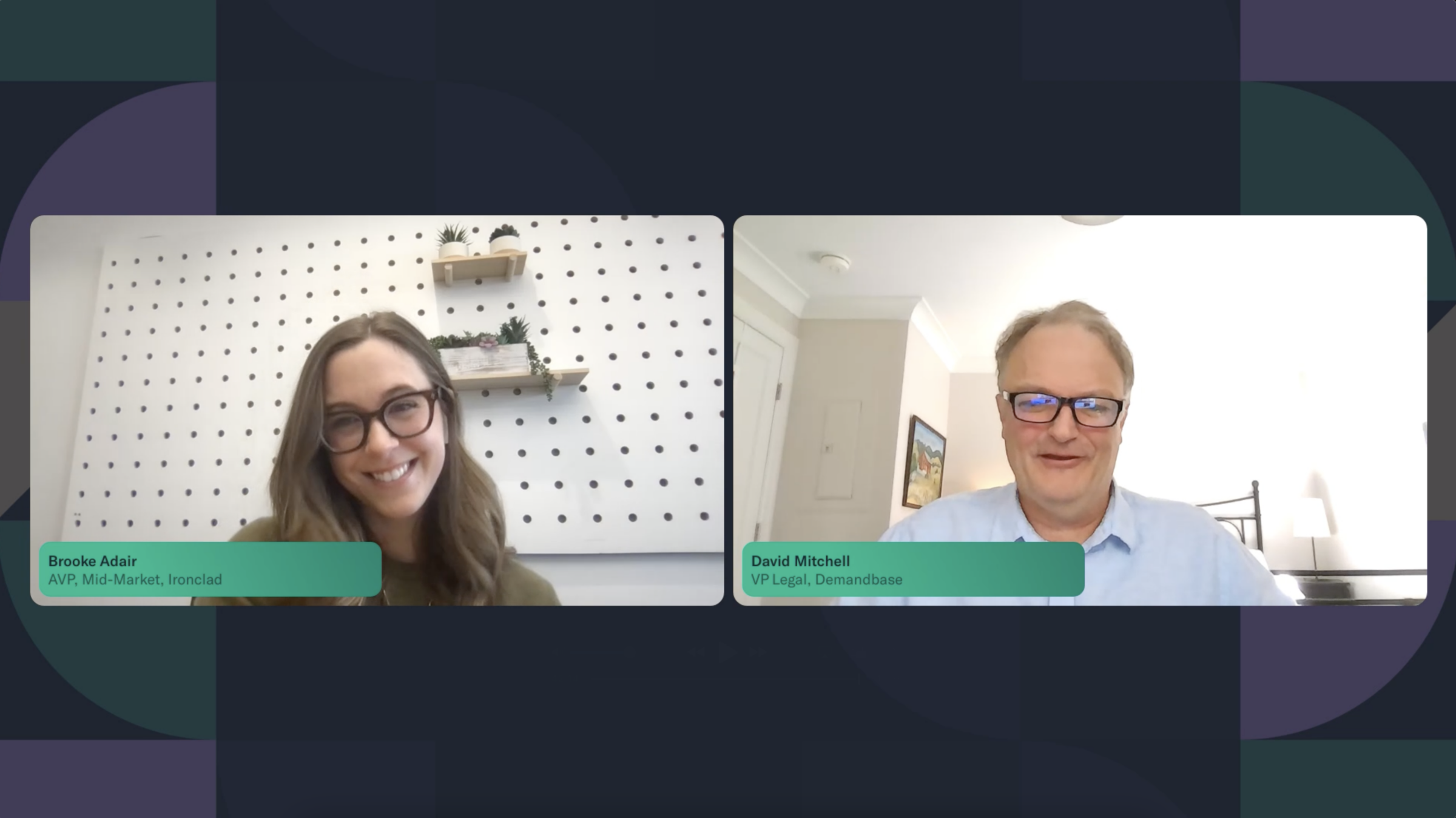 screenshot of panelists on zoom