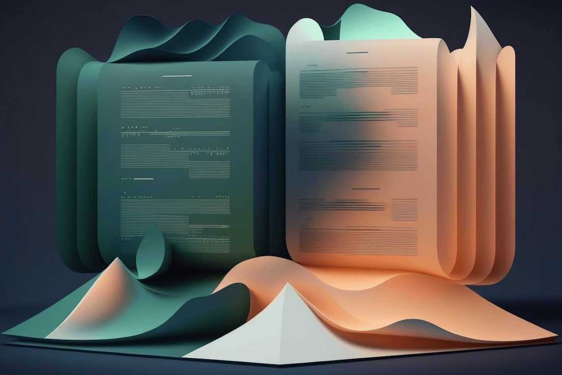 digital illustration of two consulting agreements