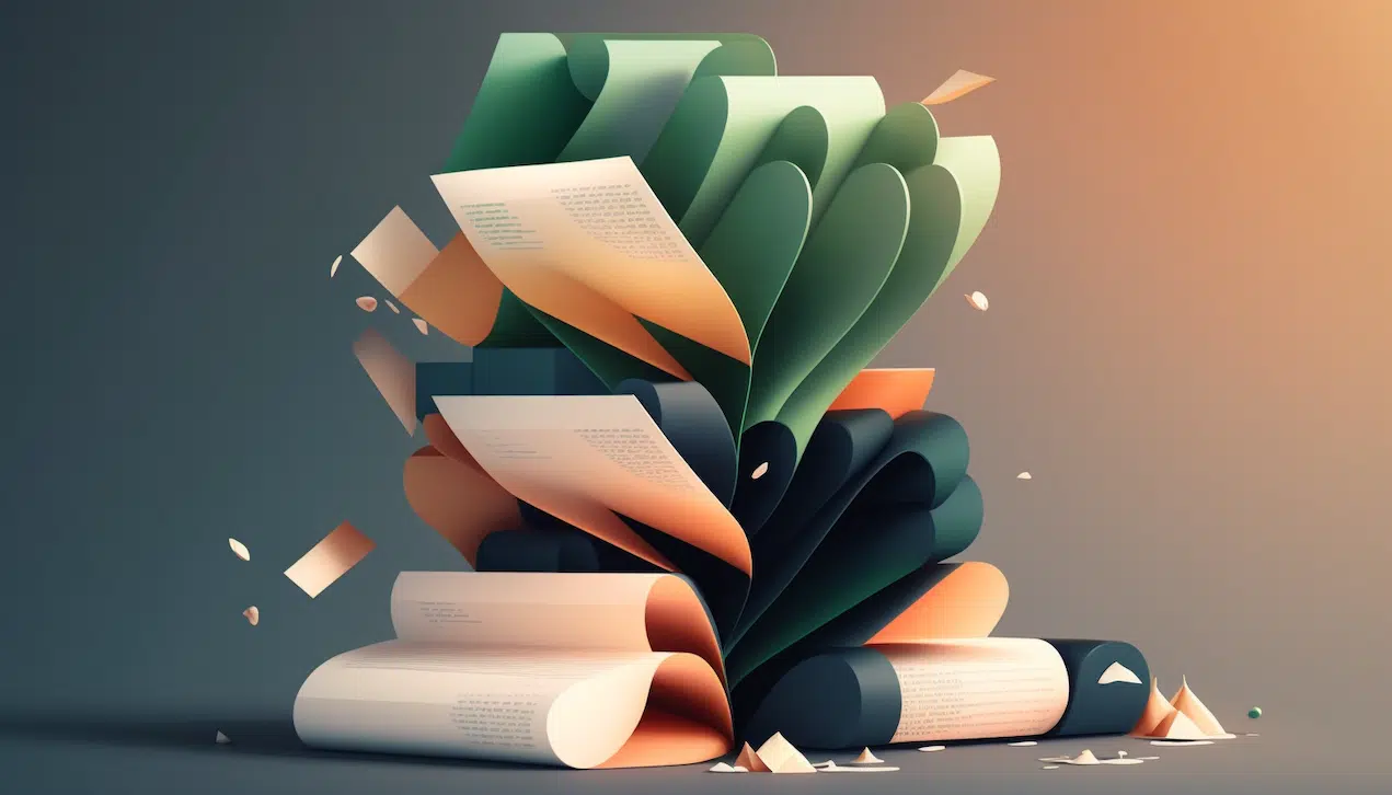 abstract illustration of legal document automation