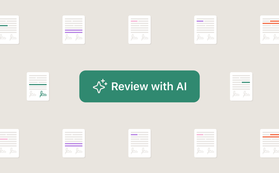 abstract image symbolizing ai contract review