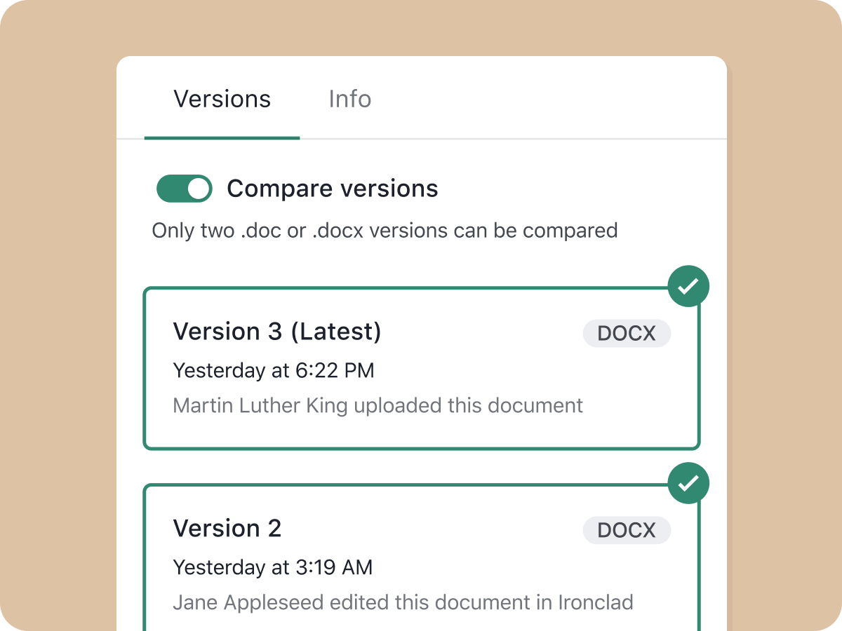 compare revisions by two users