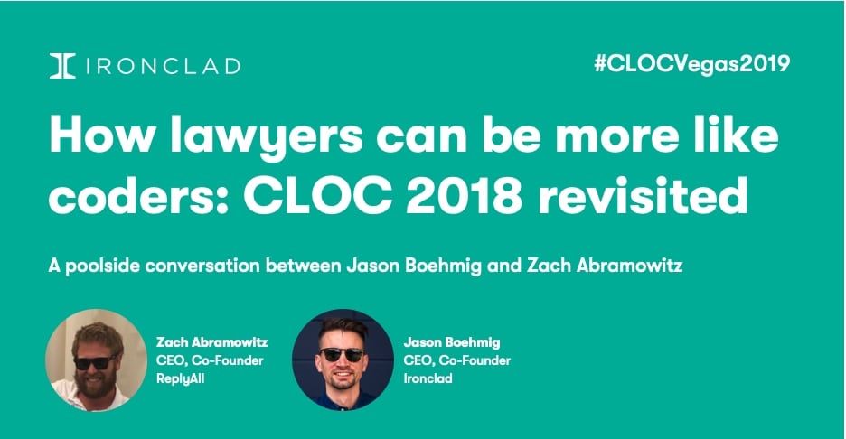 How lawyers can be more like coders: CLOC 2018 revisited