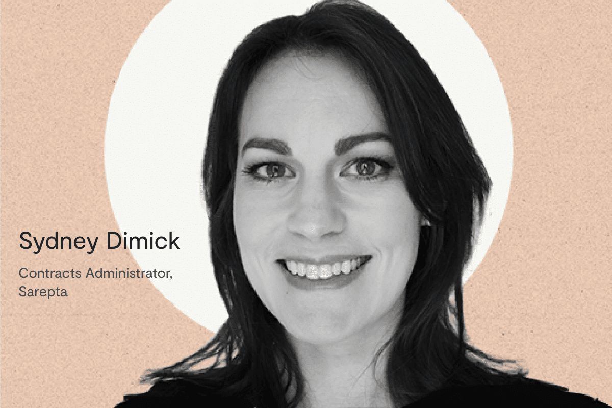 Sydney Dimick Contract Administrator, Sarepta | HR Contract Workflows