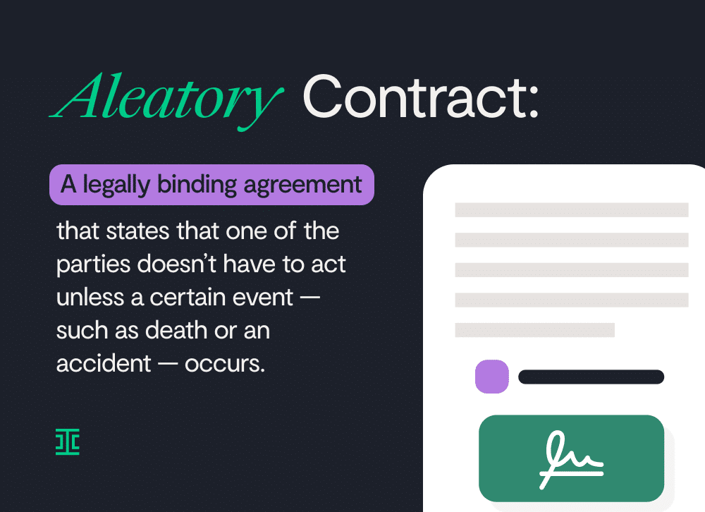 definition of an aleatory contract