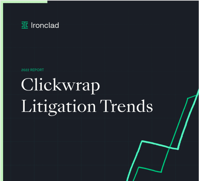 Cover of Clickwrap Litigation Trends Report