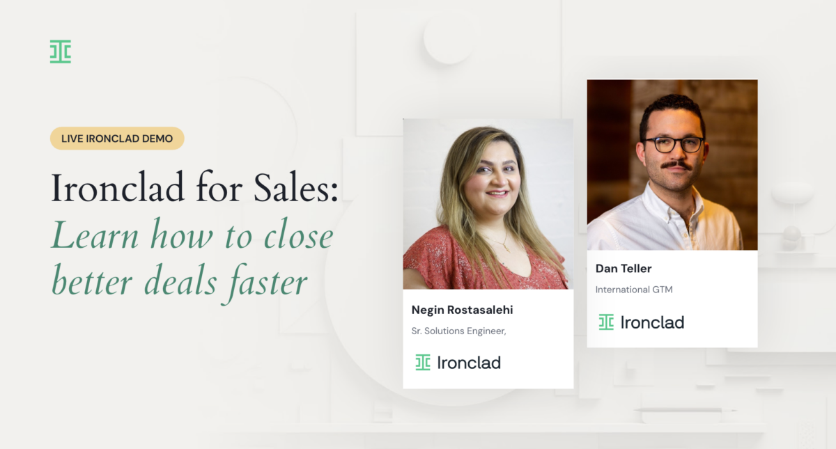 2024.03.27 Ironclad for Sales - Learn how to close better deals faster