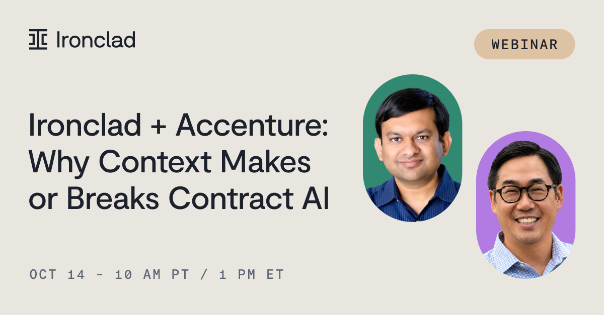 Ironclad + Accenture: Why Context Makes or Breaks Contract AI