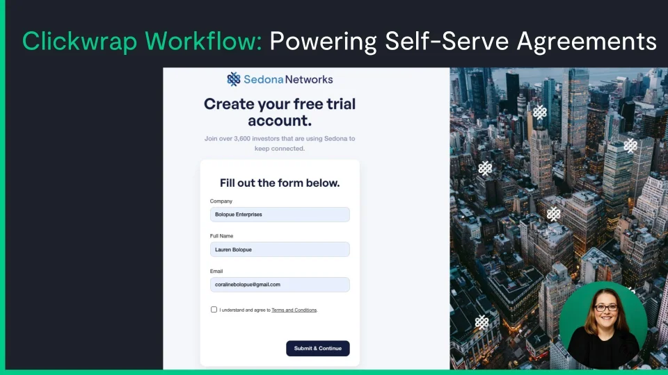 title card for clickwrap product demo